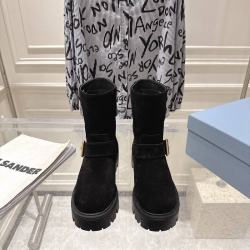 【PRADA】ショートブーツレディース