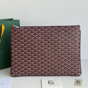GOYARD MGM クラッチバッグ コットンキャンバス ユニセックス 37×26×1.5cm