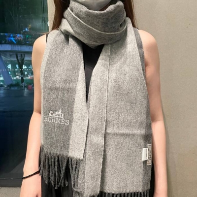 エルメス プレミアムカシミヤスカーフ 32x180