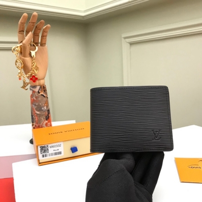 LOUIS VUITTON スレンダー ウォレット カーフレザー メンズ 11.9×9cm