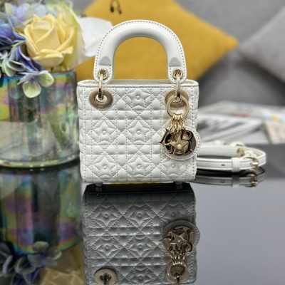 ディオール ハンドバッグ レディディオール 12×10.2×5cm