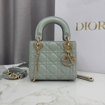 ディオール ハンドバッグ レディディオール 17×15×7cm