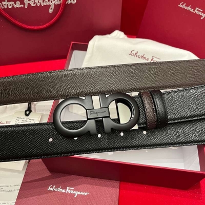 フェラガモ メンズ ベルト 両面用 3.5cm