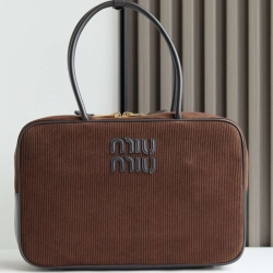 MIUMIU トートバッグ コーデュロイ 34×23×12cm