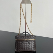 BV ショルダーバッグ レザー ポーチ 化粧ポーチ 19×14×3cm