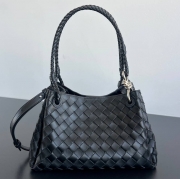 BV ショルダーバッグ レザー ハンドバッグ パラシュート 29.5×18.5×17.5cm