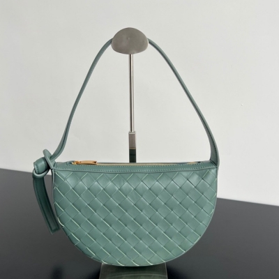 BV ショルダーバッグ レザー ハンドバッグ サンライズ 23×15×4cm