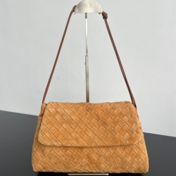 BV ショルダーバッグ スエード ハンドバッグ ダストバッグ 33×19×8cm