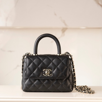 シャネル ハンドバッグ ココハンドル 11.5×14.5×5.5cm