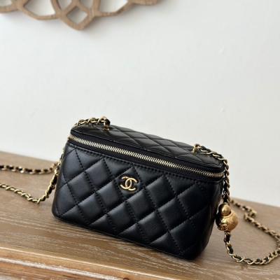 シャネル ポーチ 化粧ポーチ 16×9.5×8cm