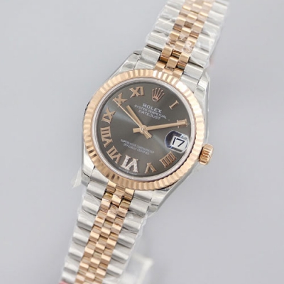 ROLEX M278271 デイトジャスト 31mm グレーローマ コピー