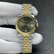 ROLEX M278273 デイトジャスト 31mm グリーンVIダイヤ 新品