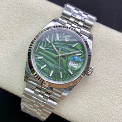 ROLEX M126234 デイトジャスト 36mm グリーンパーム 3235搭載