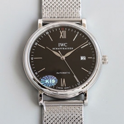 IWC ポートフィノ IW356506 黒文字盤 8215自動巻き コピー