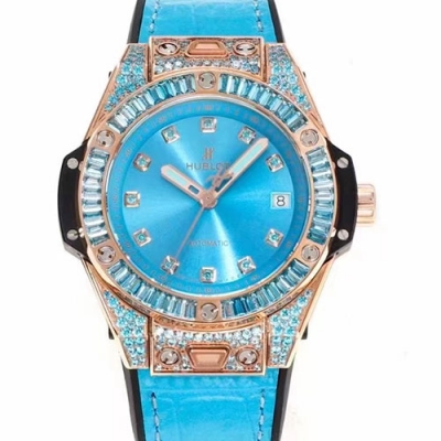 HUBLOT ビッグバン 465.OX.898T.LR.0919 ワンクリック キングゴールド パライバ ブランドスーパーコピー