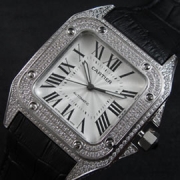 CARTIER サントス100 Asain 21600振動 自動巻き