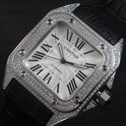 CARTIER サントス100 Asain 21600振動 自動巻き