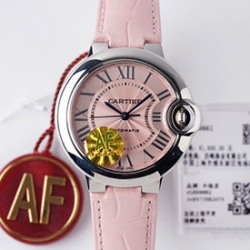 CARTIER WSBB0031 バロンブルー ドゥ 33mm レディース