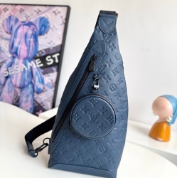 LOUIS VUITTON デュオ ショルダーバッグ カーフレザー メンズ 42×20×6cm