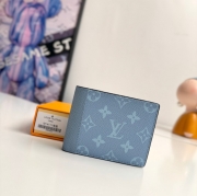 LOUIS VUITTON ミュルティプル ウォレット タイガ×モノグラム メンズ 11.5×9×1.5cm