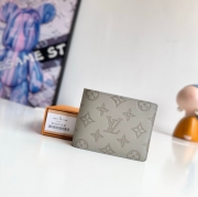 LOUIS VUITTON ミュルティプル ウォレット モノグラム シャドウ レザー メンズ 11.5×9×1.5cm