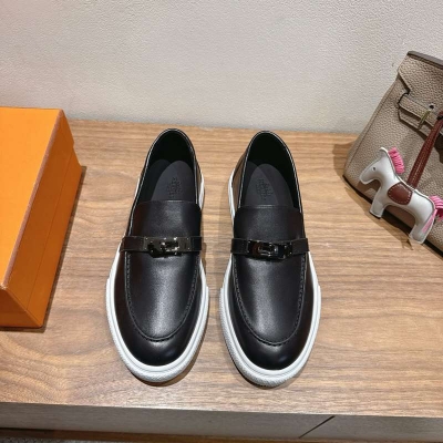 【HERMES】25新作スリッポンレザースリッポンメンズレディース