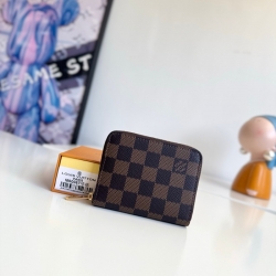 LOUIS VUITTON ジッピー コインパース ダミエ エベンヌ レディース 11×8×2cm