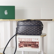GOYARD カメラバッグ カーフレザー メンズ 22.5×13×7cm