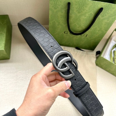 グッチ メンズ ベルト シグネチャー 4.0cm