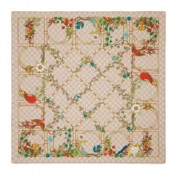 グッチ 新作スカーフ 90cm x 90cm