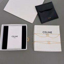 ネックレス C 滿鑽凱旋門二重ネックレス（ブレスレット兼用）— CNC刻印ロゴ、重ね付け推奨、1年中使用可