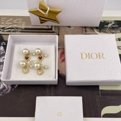 ディオール スタイル ピアス ハート パール
