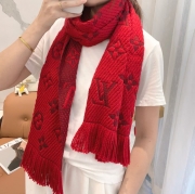 ルイ ヴィトン 秋冬ウールスカーフ。94％ウール6％シルク 175:31