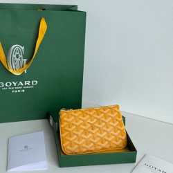 GOYARD ミニクラッチ コットンキャンバス ユニセックス 15×10×2cm