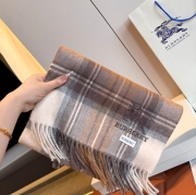 バーバリー 刺繍スカーフ 30x180cm