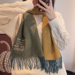 エルメス 両面スカーフ 35x200cm