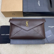 YSL クラッチバッグ ラムスキン レディース 29.5×18×4.5cm