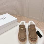 【PRADA】ウールブーツレディース