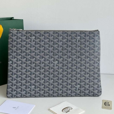 GOYARD MGM クラッチバッグ コットンキャンバス ユニセックス 37×26×1.5cm