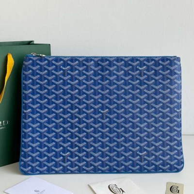 GOYARD MGM クラッチバッグ コットンキャンバス ユニセックス 37×26×1.5cm