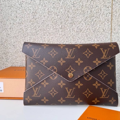 LOUIS VUITTON ポシェット キリガミ モノグラム キャンバス レディース 23×16.5×0.3cm