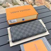 LOUIS VUITTON ジッピー ウォレット ダミエ グラフィット メンズ 21×10×2.5cm