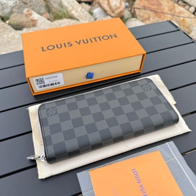 LOUIS VUITTON ジッピー ウォレット ダミエ グラフィット メンズ 21×10×2.5cm