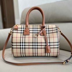 バーバリー ショルダーバッグ ハンドバッグ ボーリング 30×15×21cm