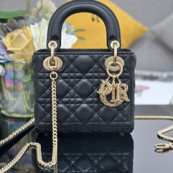 ディオール ハンドバッグ レディディオール 17×15×7cm