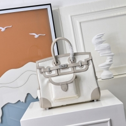 HERMES バーキン 25 カーゴ キャンバス×スウィフト レディース 25×20×13cm