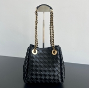 BV ショルダーバッグ レザー ハンドバッグ パラシュート 21×17×16.5cm