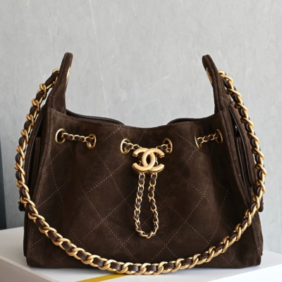 シャネル ショルダーバッグ ホーボー 20×22×12.5cm