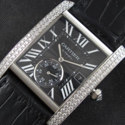 CARTIER タンクアングレーズ ベゼルダイヤ付き 注文楽しみ