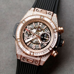 HUBLOT 411.OX.1180.RX.0904 ビッグバン ウニコ キングゴールド ジュエリー ブランドコピー